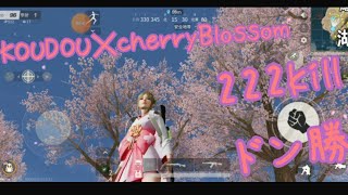 荒野行動KOUDOU✕cherryBlossom 〜222kill〜ドン勝〜🌸お花見ver〜キル集3end〜