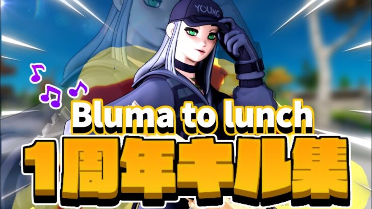 【フォートナイト】ほぼ一周年キル集 Bluma to lunch