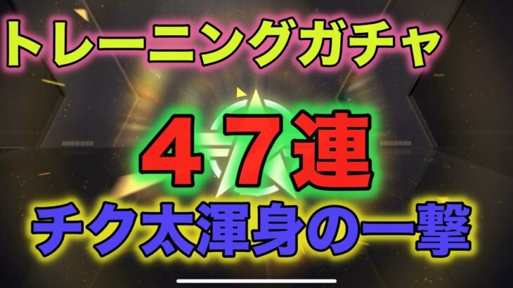 【荒野行動】トレーニングガチャ４７連回してみた