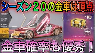 【荒野行動】シーズン20開催！専属ガチャの金車は頂点。金車確率も優秀！こうやこうどとリセマラの皇帝は神。