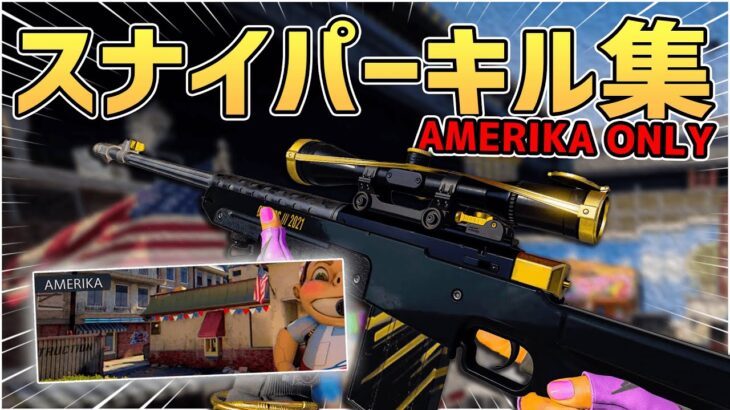 【CoD:BOCW】新マップ「AMERIKA」だけのスナイパーキル集【AMERIKA ONLY】