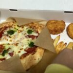 【荒野行動】PizzaHutコラボの荒野補給センターを食べてみた【実写】