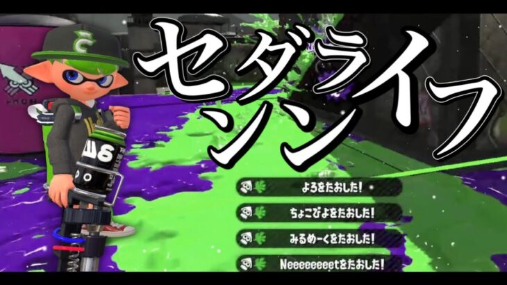 直撃！シューター使いによる本気のブラスターキル集×センダンライフ【スプラトゥーン2】【Splatoon2】