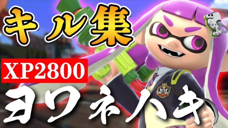 【スプラトゥーン2】ヨワネハキ×キル集！XP2800記念【ヒッセン】