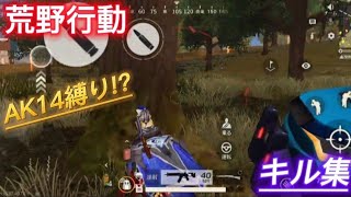 【荒野行動】【キル集】AK14縛り!!     〜荒野の光までの道のり〜