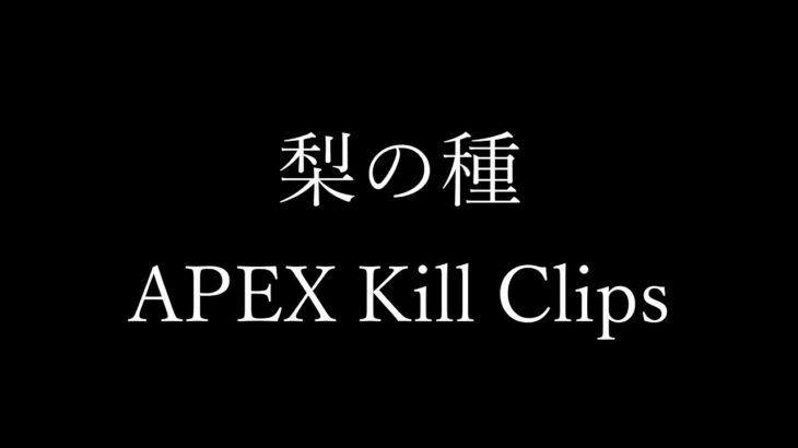 梨の種 APEXキル集