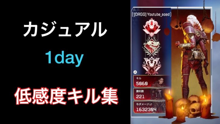 CS低感度プレデター1dayカジュアルキル集 #2 【Apex Legends】