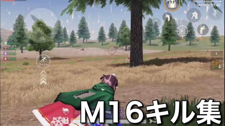 【荒野行動】M16の王の再臨　圧倒的ヘッド率🔥キル集