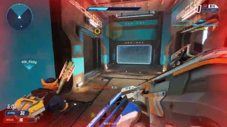 【Splitgate】始めたて5試合のキル集