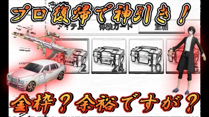 【荒野行動】プロリセマラーなら神引き余裕？久しぶりにリセマラしたら金枠大量ｗ