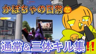 【荒野行動】かぼちゃの日常🎃通常＆三体でキル集作った🎃必ず見てね🎃