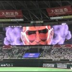 進撃の巨人 コラボ／ソフトバンクホークス 選手登場！（守備）～2022.5.3