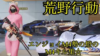 【荒野行動】【iPhone勢】【4本指】【キル集】【M4A1】エンジョイM4勢のキル集なう