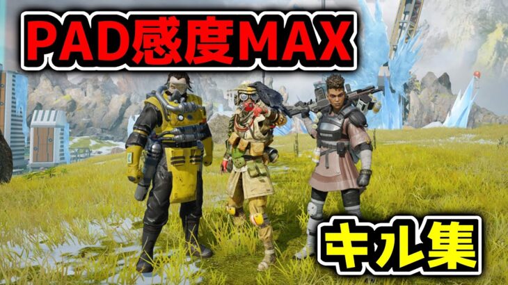 【ps4apex】感度MAXプレイヤーのキル集#1