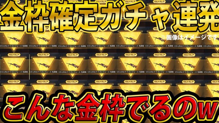 【荒野行動】話題の金枠確定ガチャを野良キッズに引かせたら、想像をこえた神引き連発したww