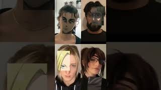 Aot characters in real life 😬🤯 進撃の巨人