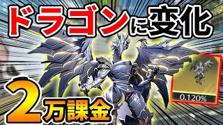 【排出確率0.1%】アプデで追加『空飛ぶドラゴンになれる』闇ガチャに２万円で神引したのだが…【荒野行動】