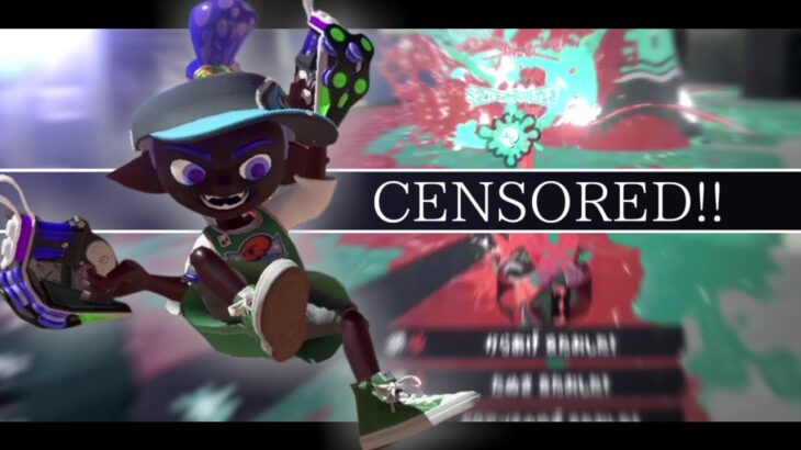 瞬き厳禁！上位勢による超スピードクアッドホッパーキル集×CENSORED!!【スプラトゥーン3】【Splatoon3】【スプラ3】【キル集】