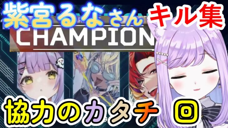 【キル集/APEX LEGENDS/V最協S5本番＋α/デカに9/DKQ】劇的な1v1 / 総合3位【紫宮るな (Runa Shinomiya)/神成きゅぴ/緋崎ガンマ/ぶいすぽっ！/切り抜き】