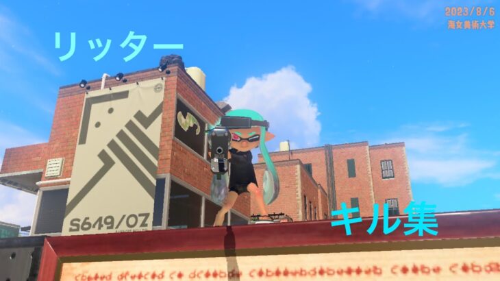 【スプラトゥーン3】リッター4k キル集