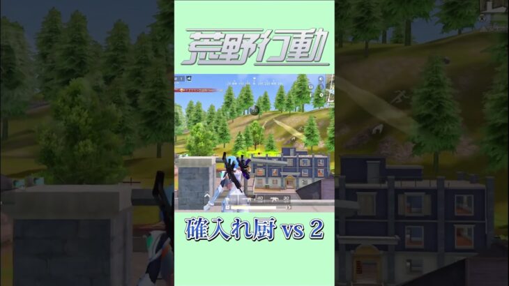 【荒野行動】確入れ厨 vs 2 #荒野行動 #荒野行動キル集 #キル集 #air4 #荒野の光 #shorts