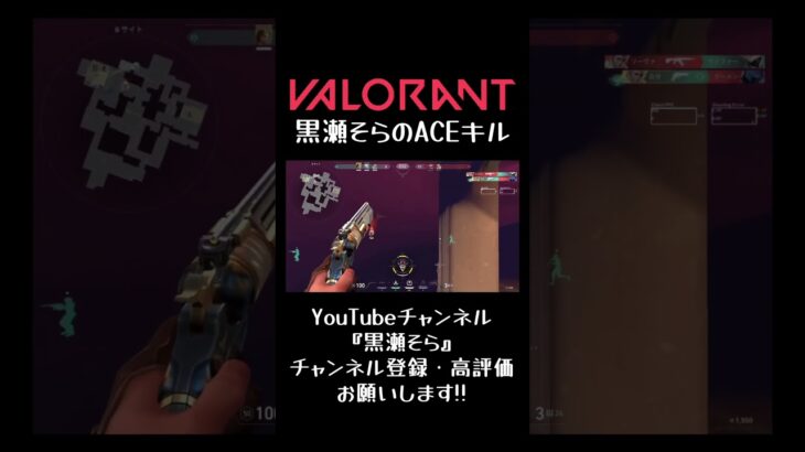 VALORANT ACEキル #valorant #配信 #キル集 #ACE #切り抜き #shorts #チャンネル登録お願いします