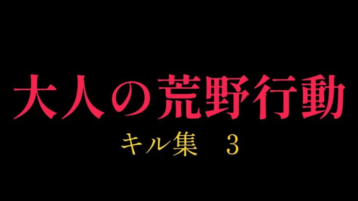 大人の荒野行動　キル集3