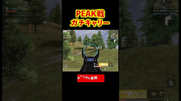 PEAK戦は気持ちが入りますね　#shorts #荒野行動 #トト #キル集