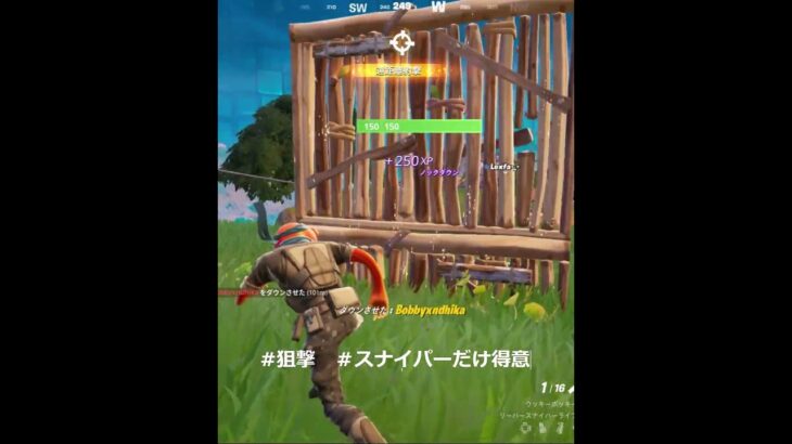 スナイパーだけで戦える#fortnite #スナイパーキル集