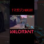 【VALORANT】1マガジン4Kill! #shorts #valorant #valorantclips #valorantクリップ #valorantキル集 #ヴァロラント