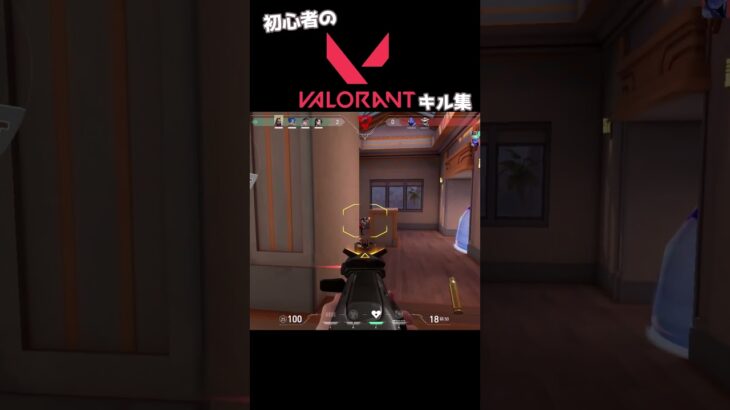 初心者のvalorantキル集【valorant】#valorant #ヴァロラント #valorantキル集 #shorts #valorantmontage