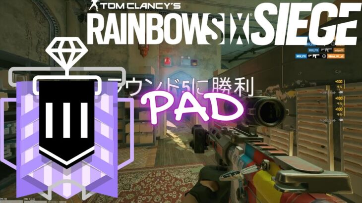 【R6S】PS5/PS4シージ PADキル集 X65 Y28 完全復活！！