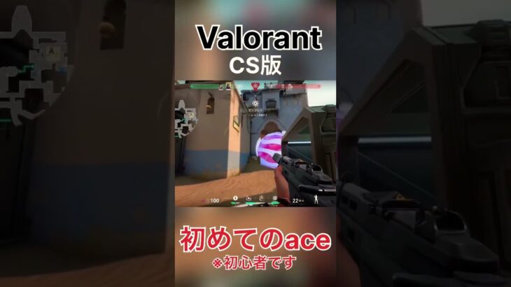 初めてのace#valorant #valorantクリップ #valorantキル集