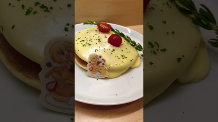 『進撃の巨人』コラボカフェ本舗 アルミンパンケーキ🥞　#進撃の巨人 #attackontitanedit