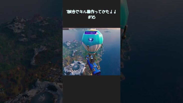 1日1試合のキル数合計でキル集作ってみた！！！#16#fortnite #フォートナイト #highlight #人間 【フォートナイト/Fortnite】