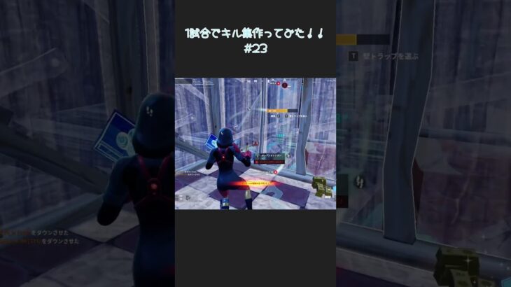 1日1試合のキル数合計でキル集作ってみた！！！#23 #fortnite #フォートナイト #highlight #モニタリング【フォートナイト/Fortnite】