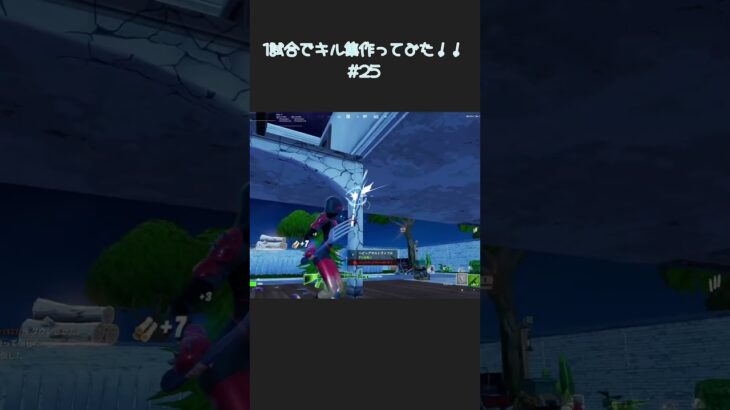 1日1試合のキル数合計でキル集作ってみた！！！#25 #fortnite #フォートナイト #highlight #のだ 【フォートナイト/Fortnite】