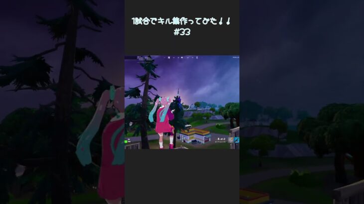 1日1試合のキル数合計でキル集作ってみた！！！#33 #fortnite #フォートナイト #highlight 【フォートナイト/Fortnite】