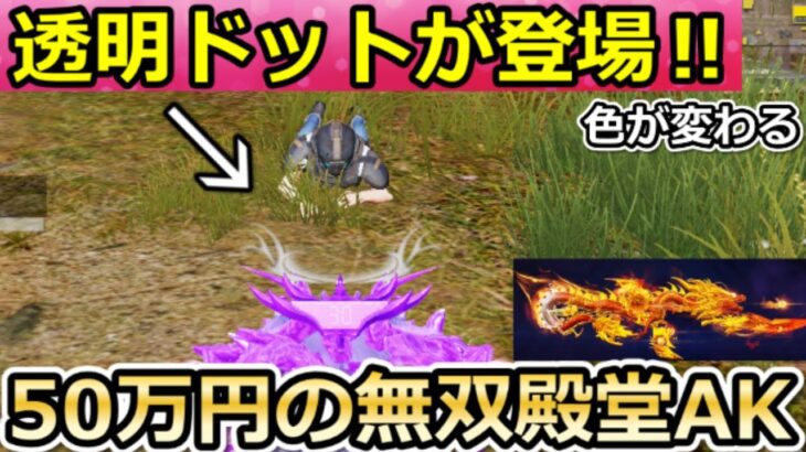 【荒野行動】50万円で無双殿堂AKにしたらどんな特性が付くのか。全エフェクト公開！障害物が乗り越えれるEVセダンの性能検証！春節ガチャ・超DX・天翔ける天龍（Vtuber）