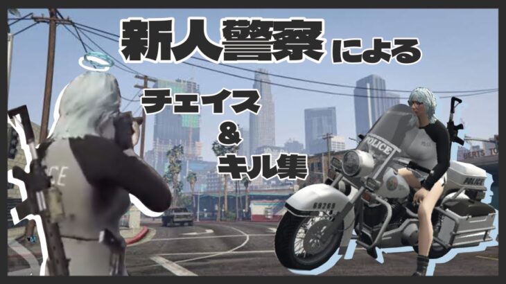 【最高】新人警察官によるチェイス＆キル集GTA