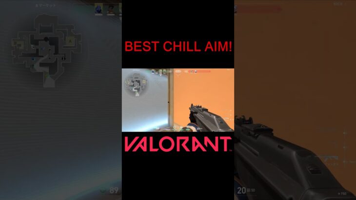 【VALORANT】BEST CHILL AIM! #shorts #valorant #valorantclips #valorantクリップ #valorantキル集 #ヴァロラント