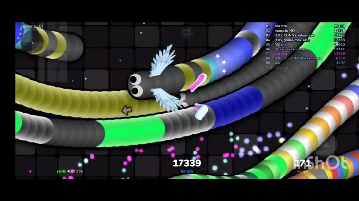 【slither.io】キル集と囲ませ囲み#slitherio #スリザリオ #スリザリオキル集 #スリザリオスマホ