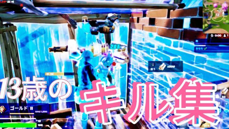 【キル集】13歳のキル集/かくれんぼ【Fortnite/フォートナイト】