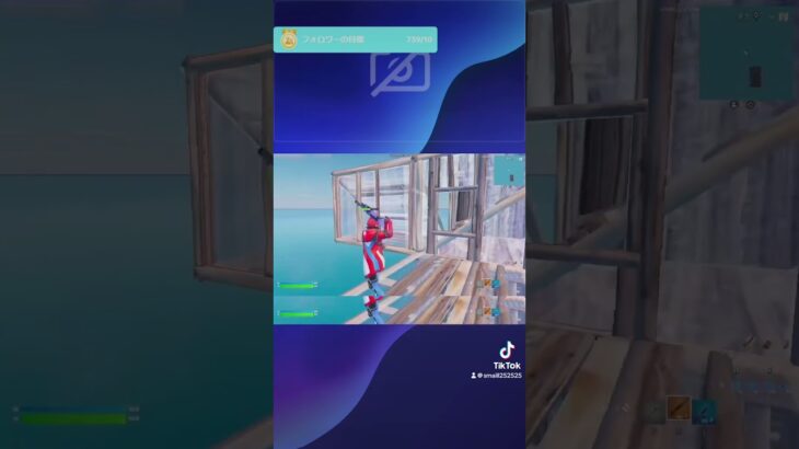 1v1練習 TikTokのやつ #チャプター6 #fortnite #かっこいいキル集 #フォートナイト