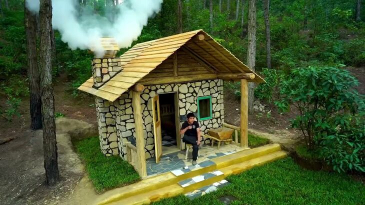 【荒野奇紀】壹口氣看完，荒野男人用鬼斧神工，建造了壹連串奇葩的房子#荒野行動 #荒野求生 #荒野行動キル集 #funny #vlog
