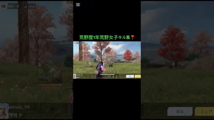#荒野行動 #荒野行動iphone勢 #荒野行動キル集 　最高なパートナーと👍