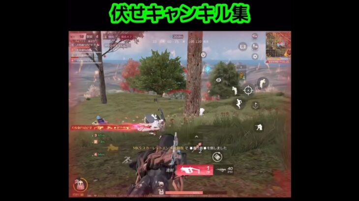 荒野行動オヤジ伏せキャンキル集