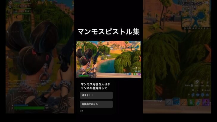 マンモスピストルのキル集1試合で撮ったやつです#フォートナイト #fortnite