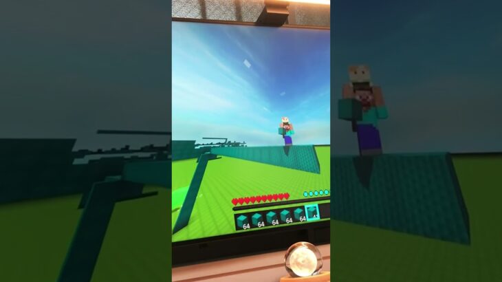 ゼロマスブリッジ練習【Switch】 #minecraft #かっこいいキル集 #ゲーム #thehive #BW