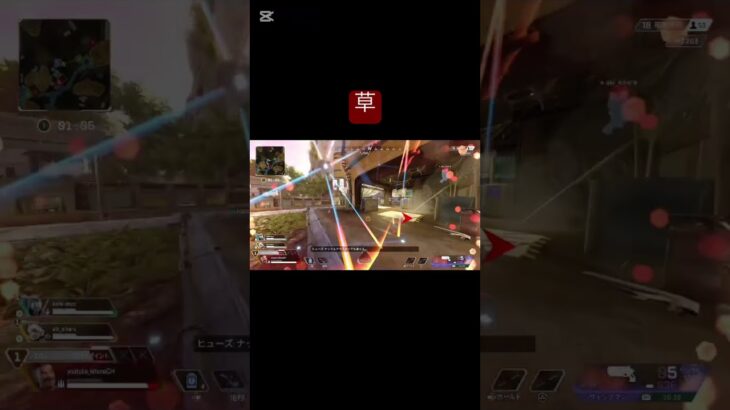 可哀想に消えてった…#apex #クリップ集 #かっこいいキル集 #ハクトリア #キルショット #ゲーム実況 #ショート動画 #ショート